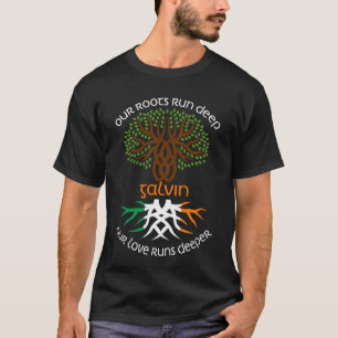 Irish GALVIN Familienname Unsere Liebe läuft tiefe T-Shirt