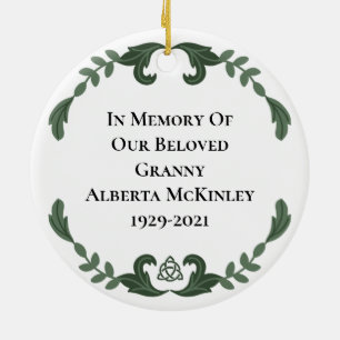 Irish Gebet Sessing Love Memory Remembrance Ce Keramik Ornament