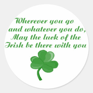 Irish Gedicht Stickers