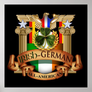 Irish German All-American Poster
