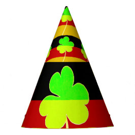 Irish German Flag Kleeblatt Clover St Patrick Fun Partyhütchen