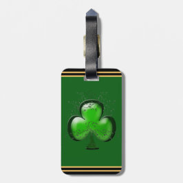 Irish Gift Kleeblatt Green Custom Personalisiert Gepäckanhänger