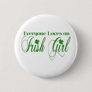 Irish Girl Button