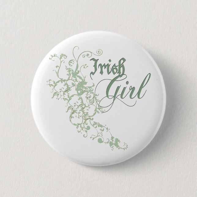 Irish Girl Button (Vorderseite)