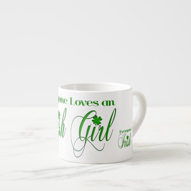 Irish Girl Espressotasse (Vorderseite Rechts)