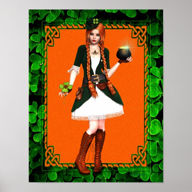 irish Girl Poster (Vorne)