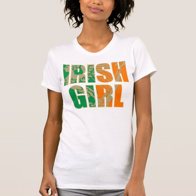 Irish Girl St Patricks Day T-Shirt (Vorderseite)