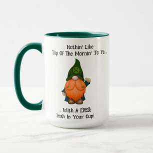 Irish Gnome St. Patarick's Day Tasse
