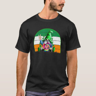Irish Gnomes Lucky Gnomies Buffalo Kariert Saint P T-Shirt