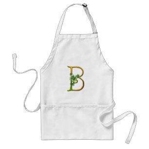 Irish Gold Monogram B Schürze
