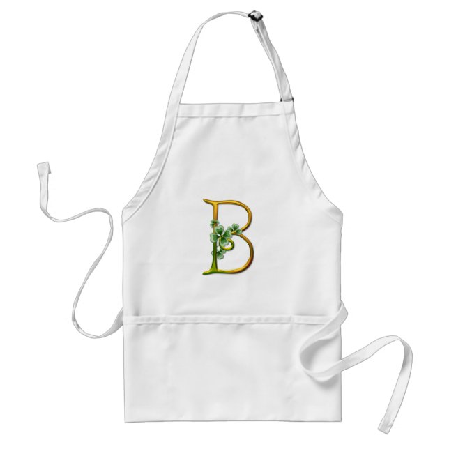 Irish Gold Monogram B Schürze (Vorne)