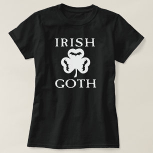 Irish Goth Kleeblatt Bats T-Shirt