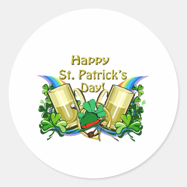 Irish Green Ale 2009 Runder Aufkleber (Vorderseite)