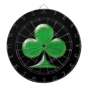 Irish Green Clover Kleeblatt Dartscheibe
