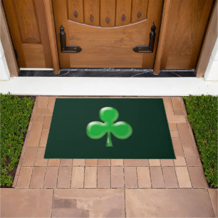 Irish Green Clover Kleeblatt Fußmatte