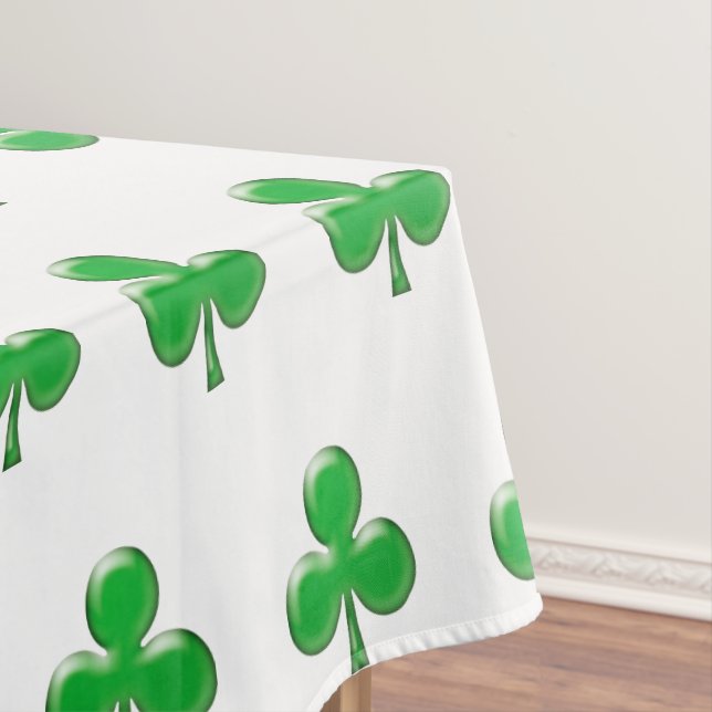 Irish Green Clover Kleeblatt Tischdecke (Beispiel)