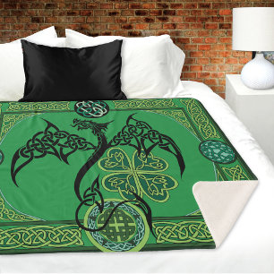 Irish Green Dragon Celtic Sherpadecke