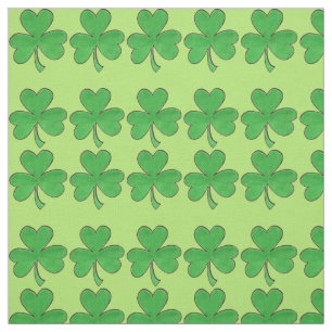 Irish Green Kleeblatt Clover St. Patrick's Day Stoff