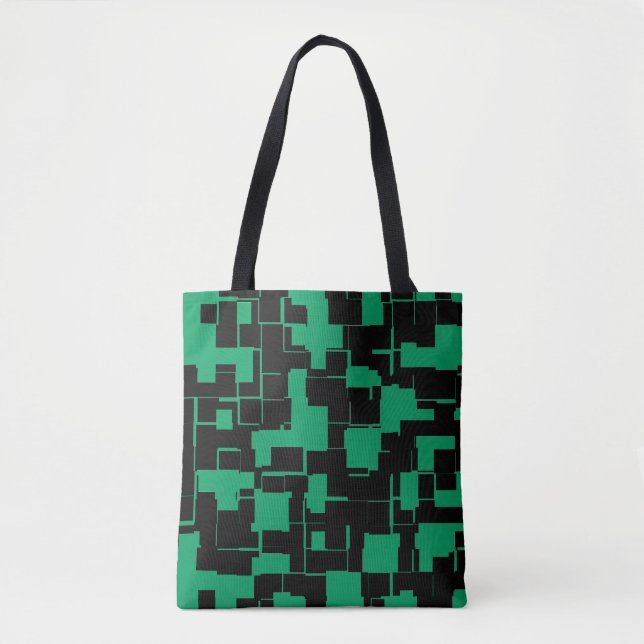 Irish Green und Black Trendy Pattern (Vorderseite)