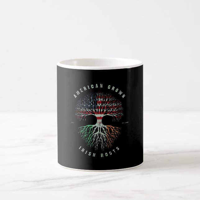Irish Groot Ireland Flag Green Irish Kaffeetasse (Mittel)