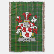 Irish Gwynn Coat of Arms Familienwappen Irland