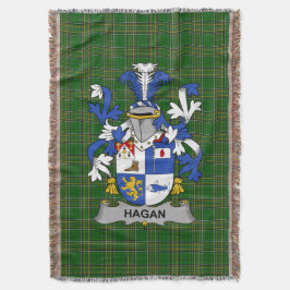 Irish Hagan oder O_Hagan Coat of Arms Familienwapp Decke