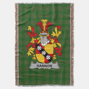 Irish Hannon oder O_Hannon Coat of Arms Family Cre Decke