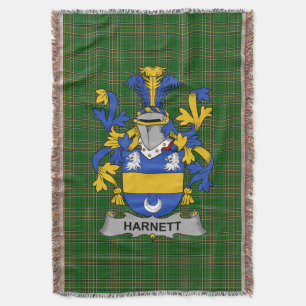 Irish Harnett oder Hartnet Coat of Arms Family Cre Decke