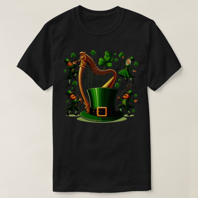 Irish Harp 7 T-Shirt (Design vorne)