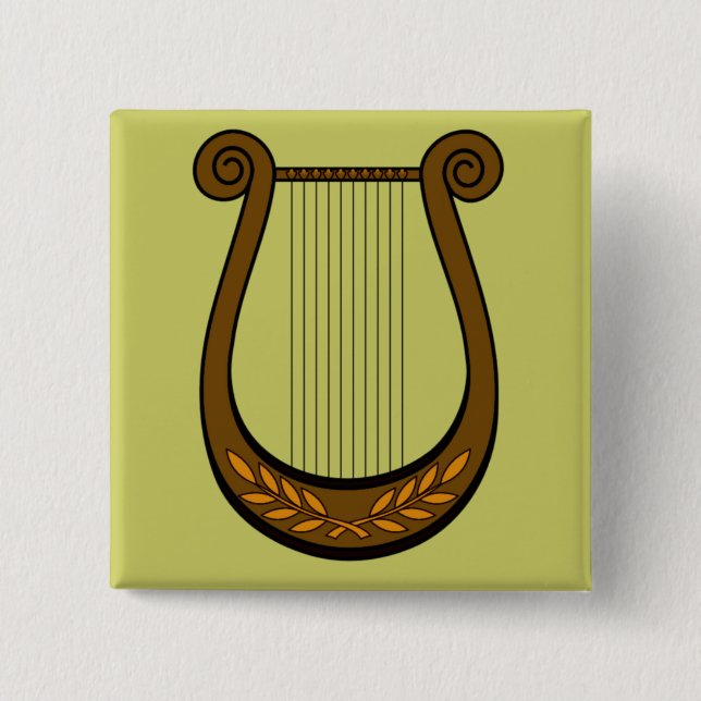 Irish Harp Button (Vorderseite)