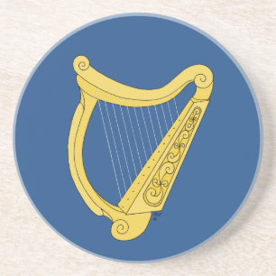 Irish Harp Getränkeuntersetzer