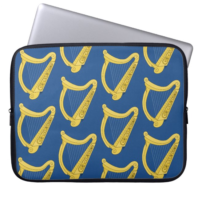 Irish Harp Laptopschutzhülle (Vorderseite)
