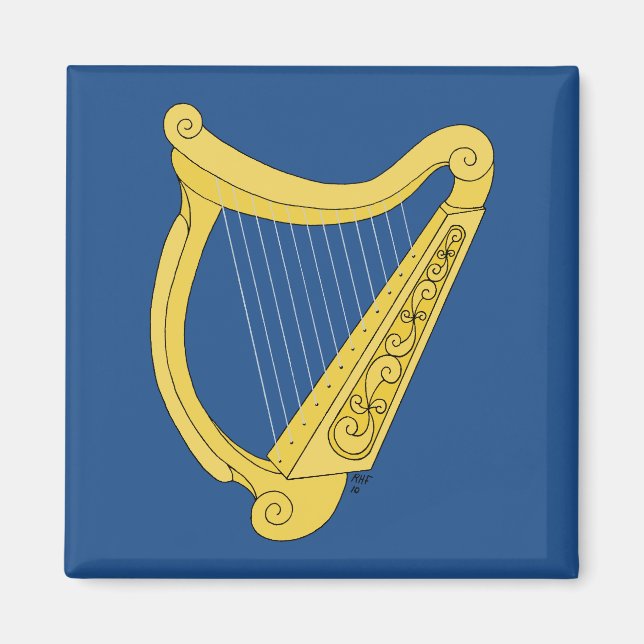 Irish Harp Magnet (Vorne)