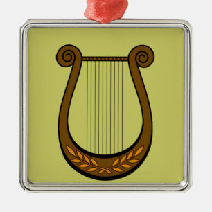 Irish Harp Ornament Aus Metall