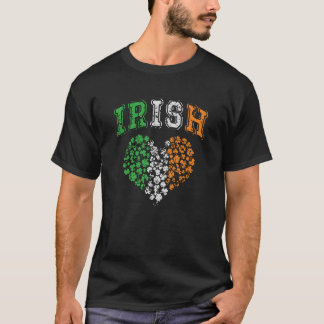 Irish Heart Kleeblatt St Patricks Day T-Shirt