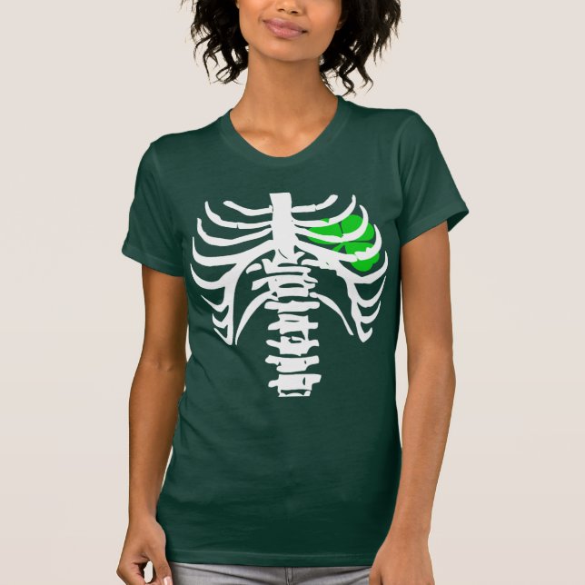 Irish Heart X-Ray T - Shirt (Vorderseite)