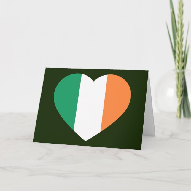 Irish Heartflag gccnt Karte (Vorderseite)