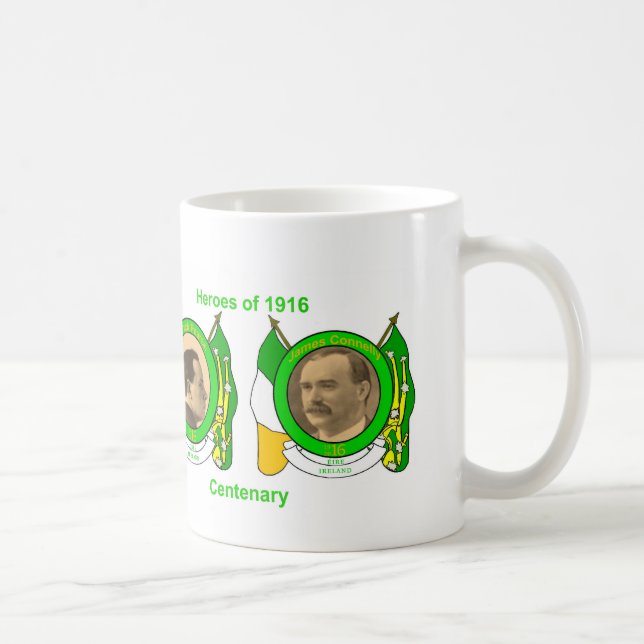 Irish Heroes Image for Classic-White-Tasse Kaffeetasse (Rechts)