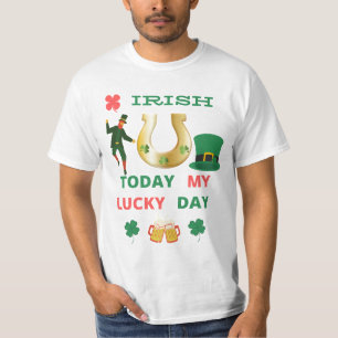 IRISH HEUTE MEIN GLÜCK TAG TOTE BAG T-Shirt