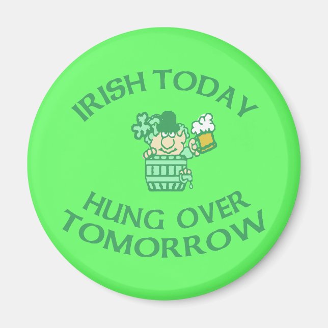 Irish heute über morgen magnet (Vorne)