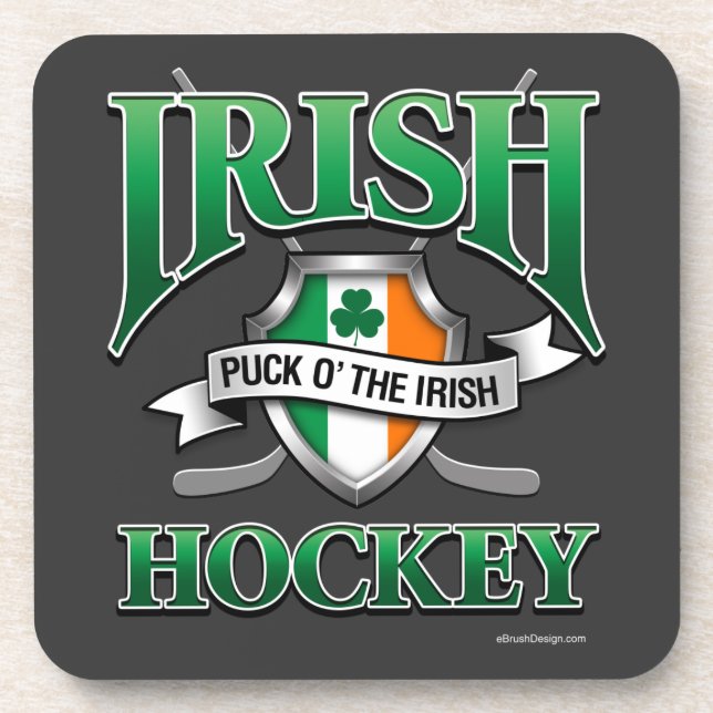 Irish Hockey Untersetzer (Vorderseite)