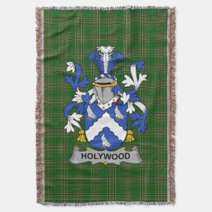 Irish Holywood Coat of Arms Familienwappen Irland Decke