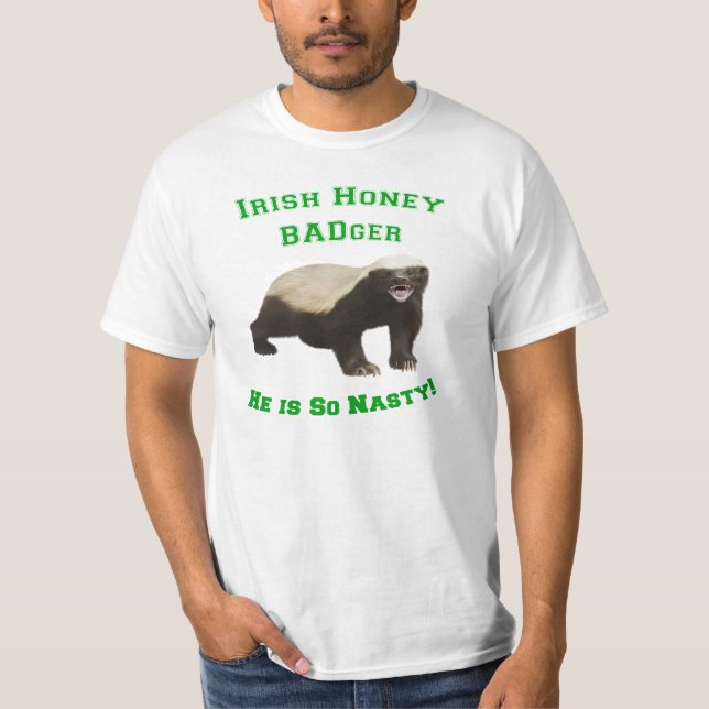 Irish Honey Badger T - Shirt (Vorderseite)