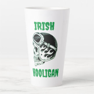Irish Hooligan Biker Latte Tasse