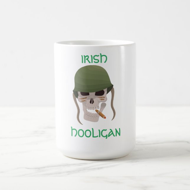 Irish Hooligan Soldier Kaffeetasse (Mittel)