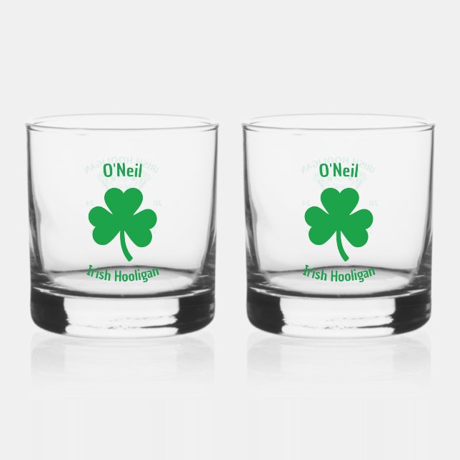 Irish Hooligan Whiskey Glass Whiskyglas (Vorderseite)