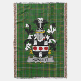 Irish Howlett oder Hewlett Coat of Arms Family Cre Decke