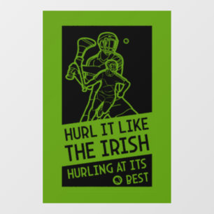 Irish Hurling Sport Fensteraufkleber