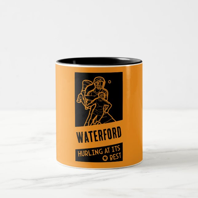 Irish Hurling Sport Zweifarbige Tasse (Mittel)