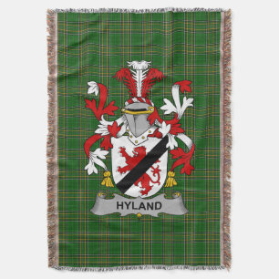 Irish Hyland oder O_Hyland Coat of Arms Family Cre Decke